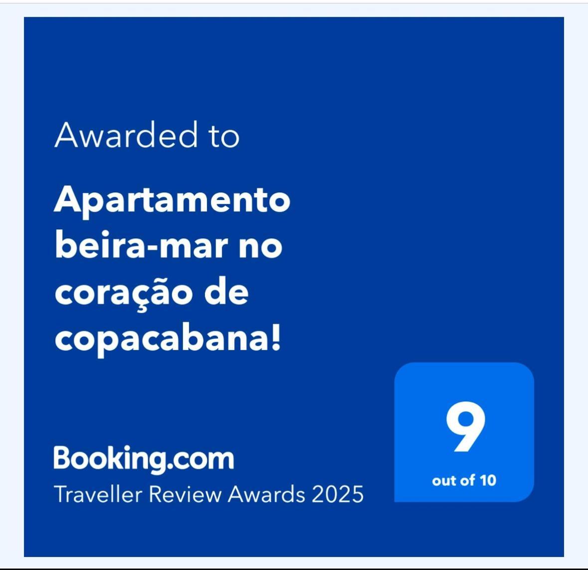 Apartamento Beira-Mar No Coracao De Copacabana! Río de Janeiro Exterior foto